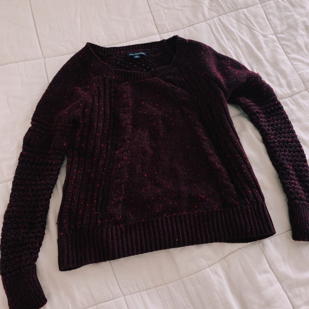 American Eagle Maroon Sweater